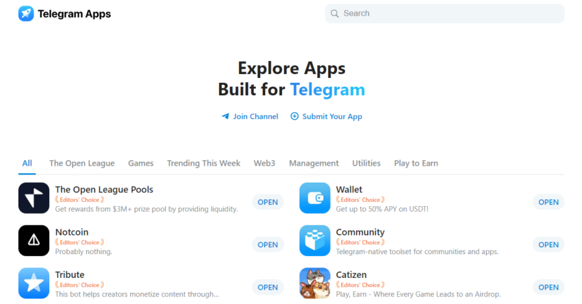 Telegram mini app to earn crypto